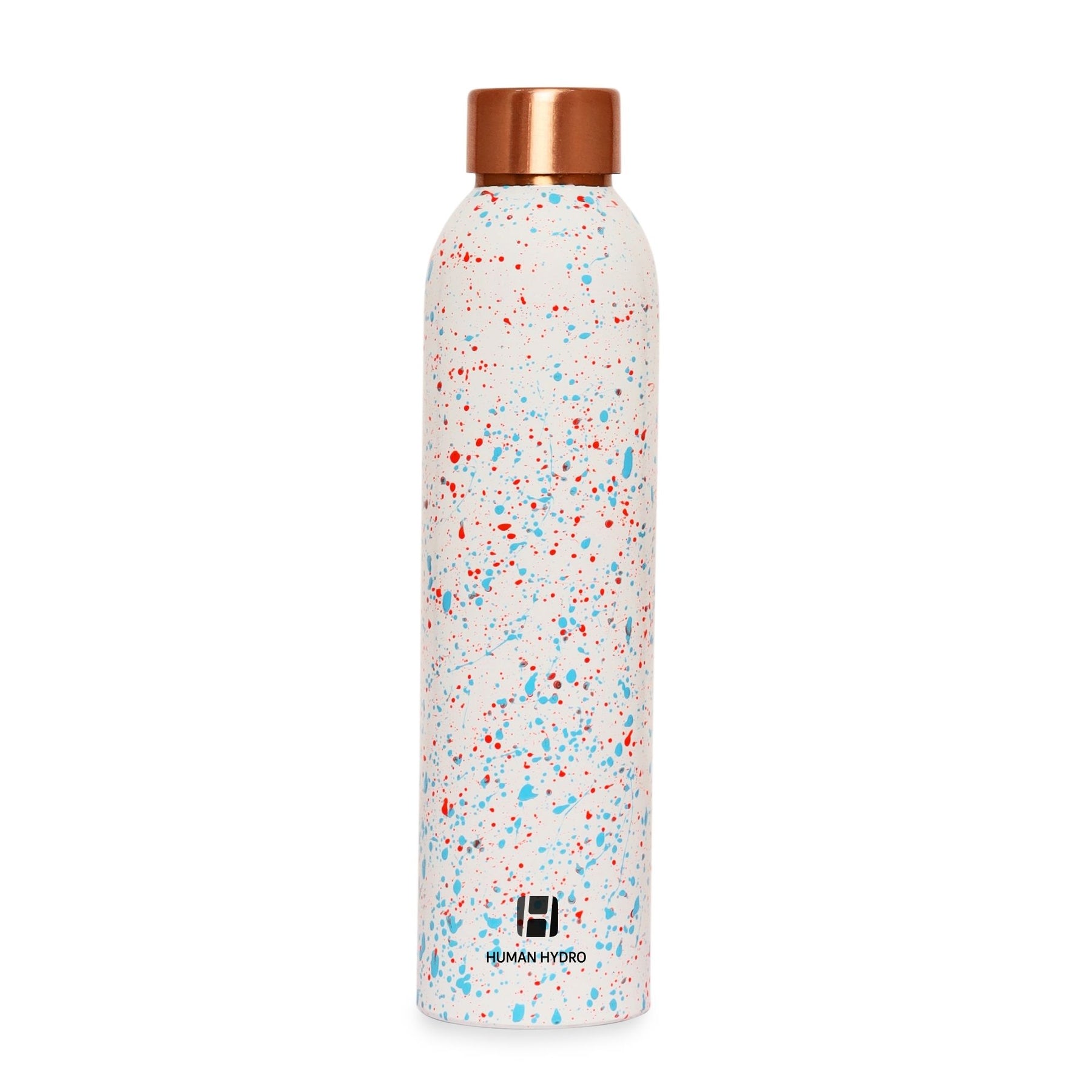 Human Hydro 100% Pure Copper Water Bottle With Multicolour