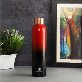 Human Hydro 100% Pure Copper Water Bottle With Multicolour