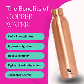 Human Hydro 100% Pure Copper Water Bottle