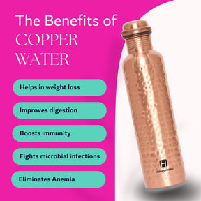 Human Hydro 100% Pure Copper Water Bottle