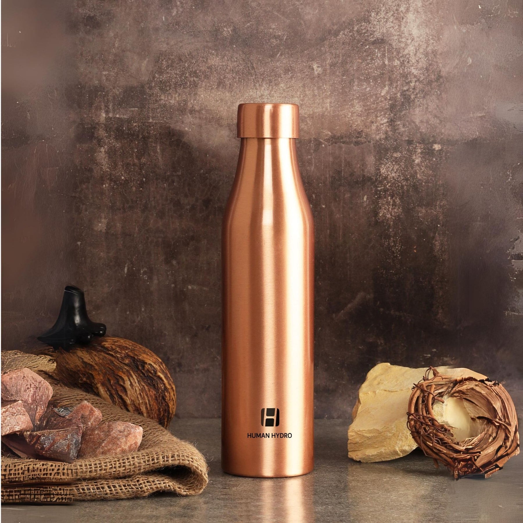 Human Hydro 100% Pure Copper Water Bottle