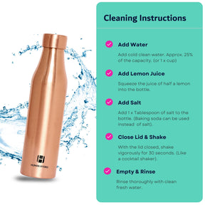 Human Hydro 100% Pure Copper Water Bottle