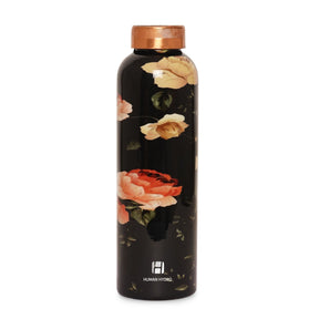 Human Hydro 100% Pure Copper Water Bottle With Meena Prints